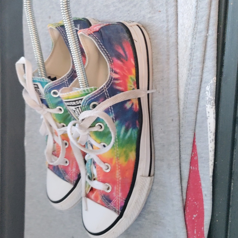 Converse youth size 3 tie dye sneakers